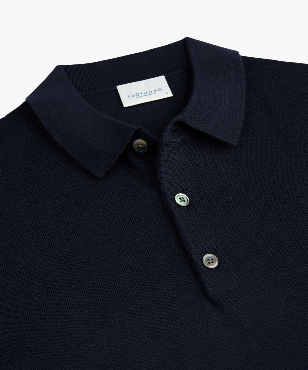 Herren Strick-Polo aus Merino