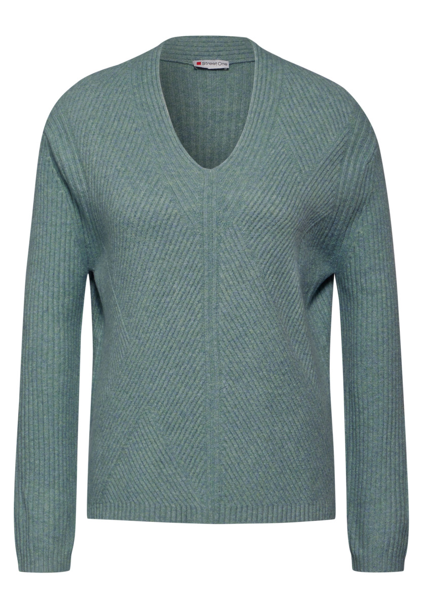 Damen Strukturpullover