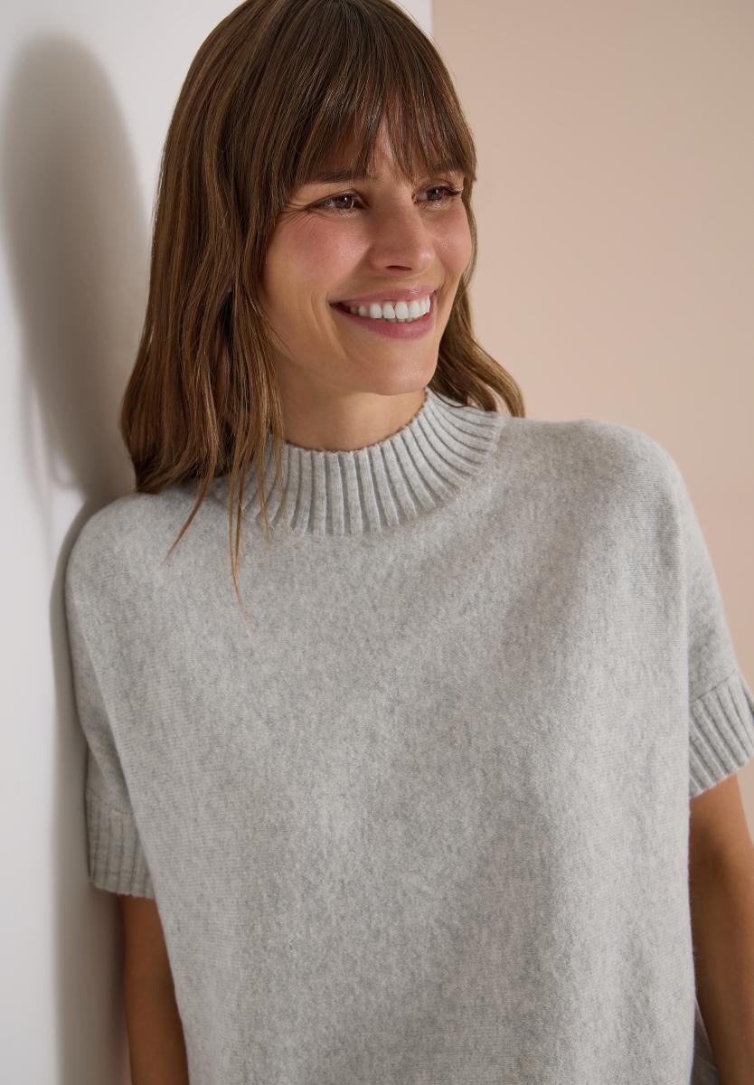 Damen Dolman Pullover mit Turtle Neck