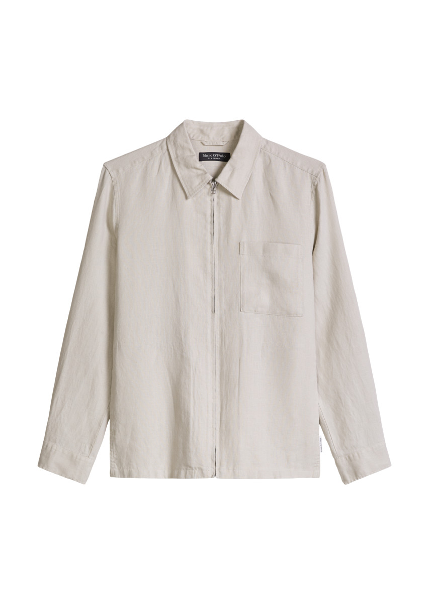 Herren Leinen-Overshirt