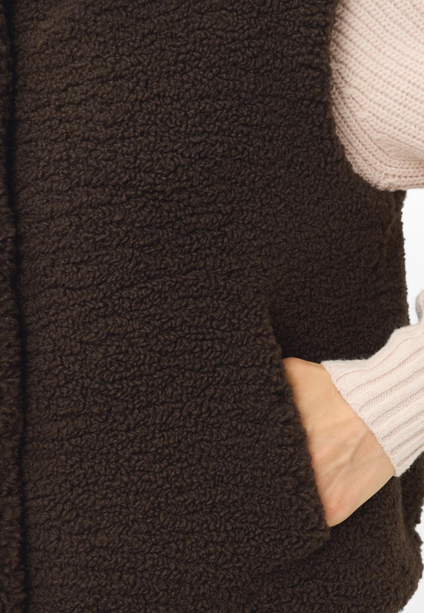 Damen Teddy-Weste