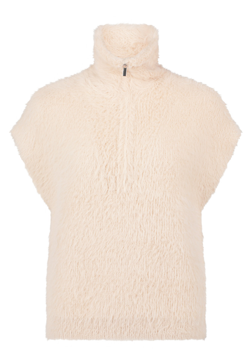 Damen Half-Zip Teddy