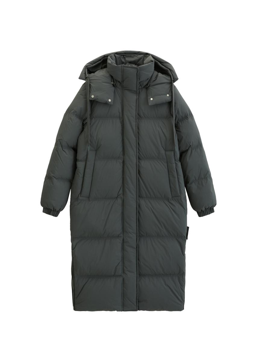 Damen Puffer-Daunenmantel