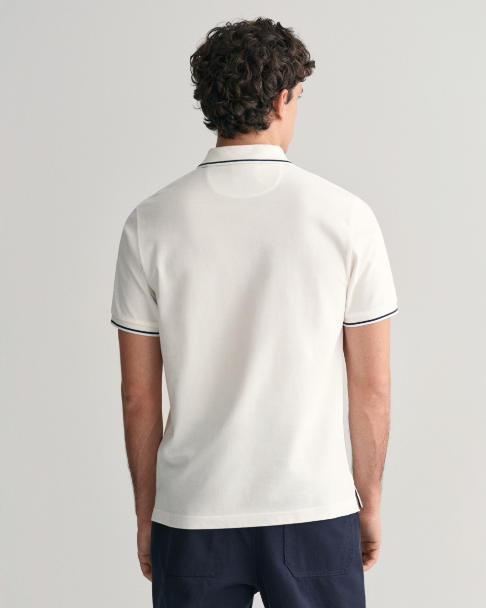 Herren Poloshirt Tipped Piqué