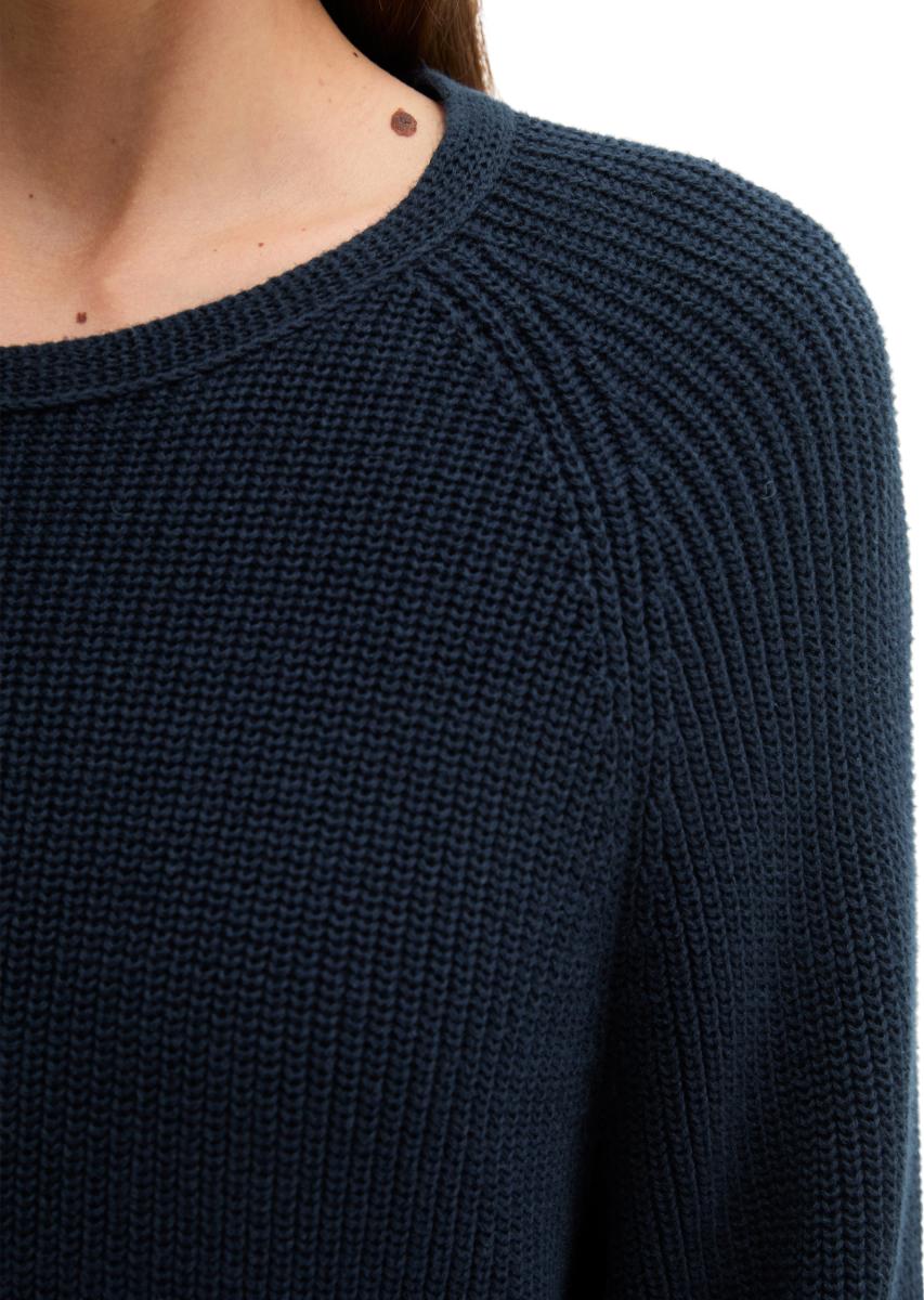 Damen Rundhals-Strickpullover