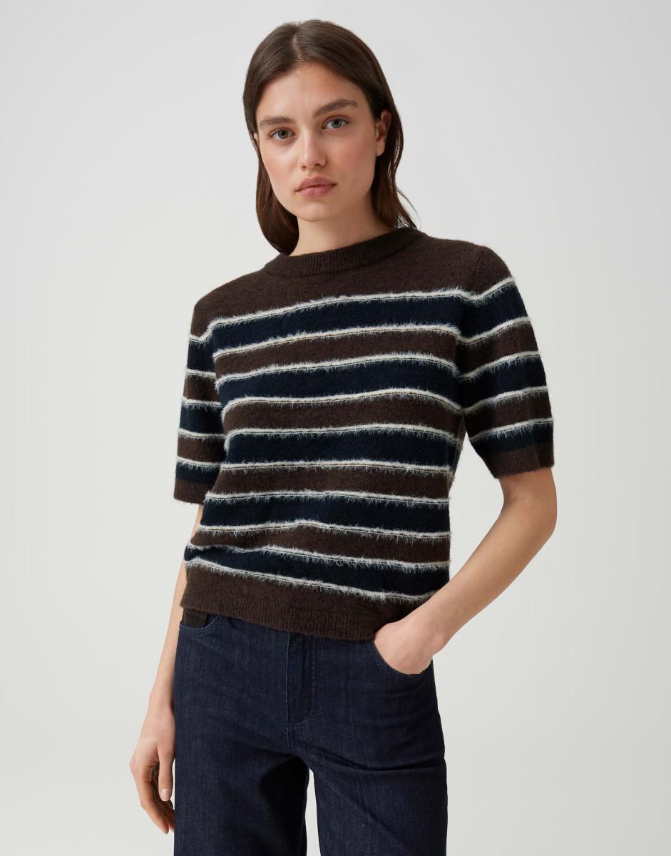 Damen Pullover Pimota Stripe