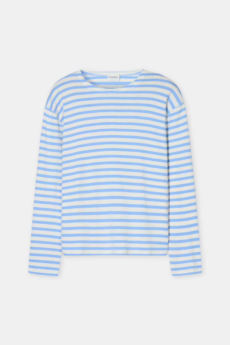 Damen Longsleeve Gestreift