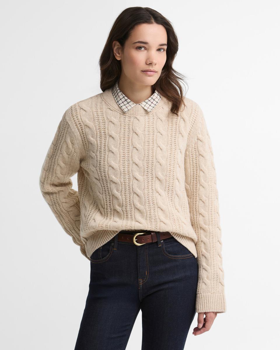 Damen Pullover Joan Cropped Cable Knit
