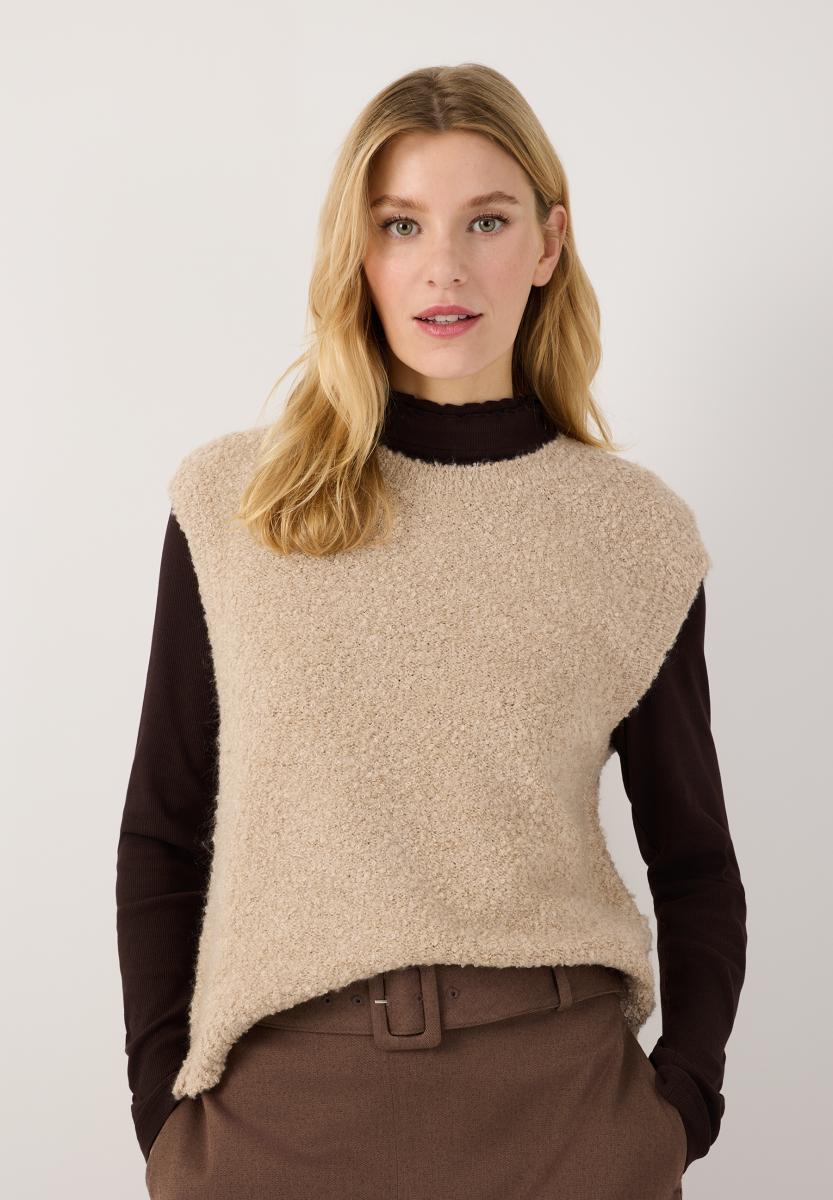Damen Bouclé-Pullunder