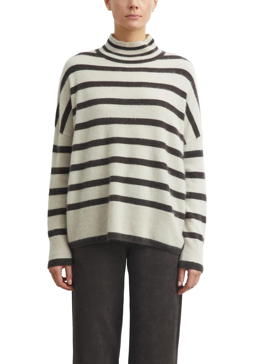 Damen Strickpullover mit Streifen