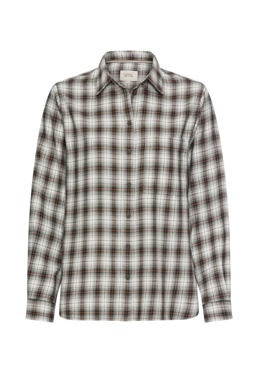 Bluse Mit Brusttasche
