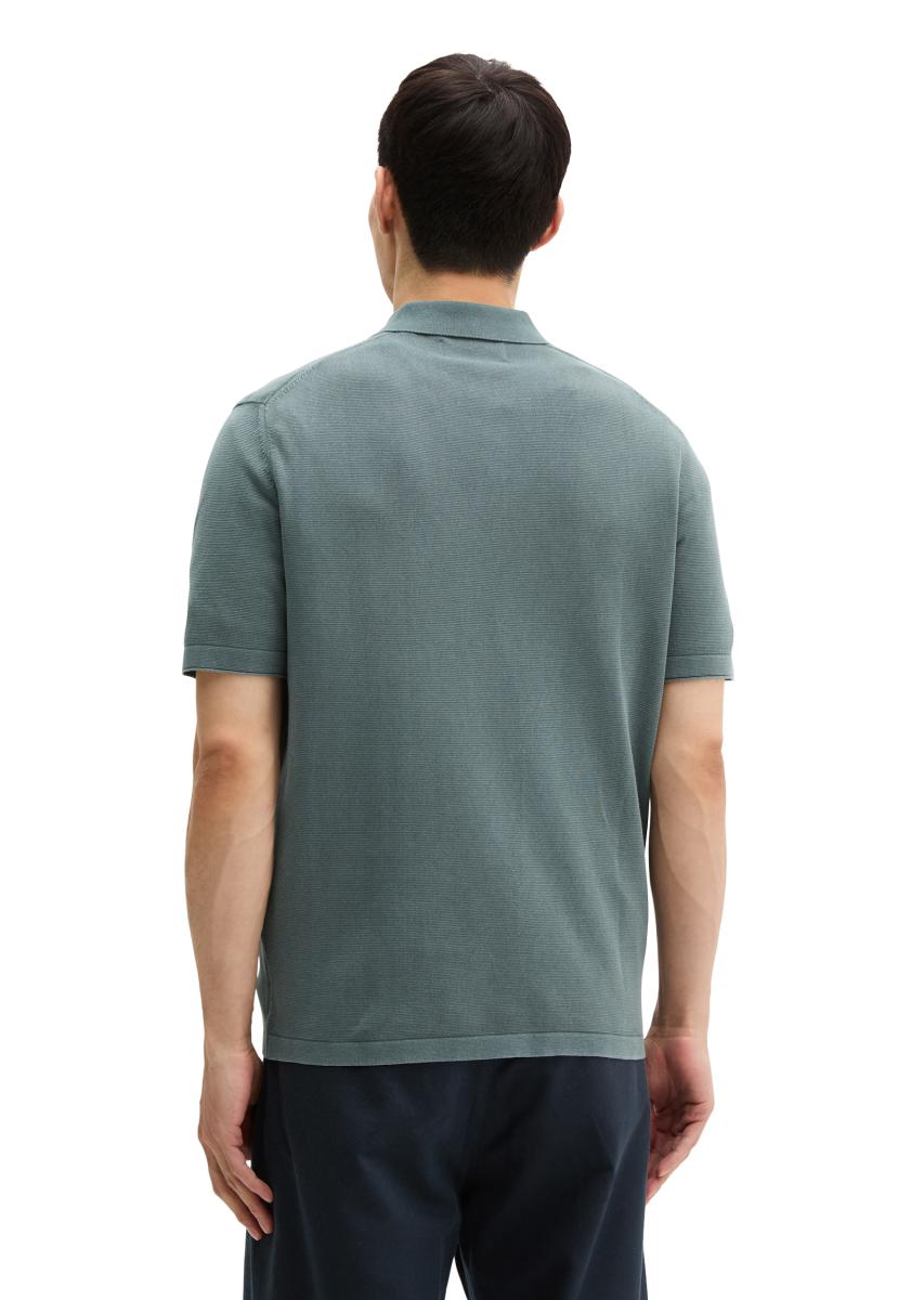 Herren Strick-Poloshirt