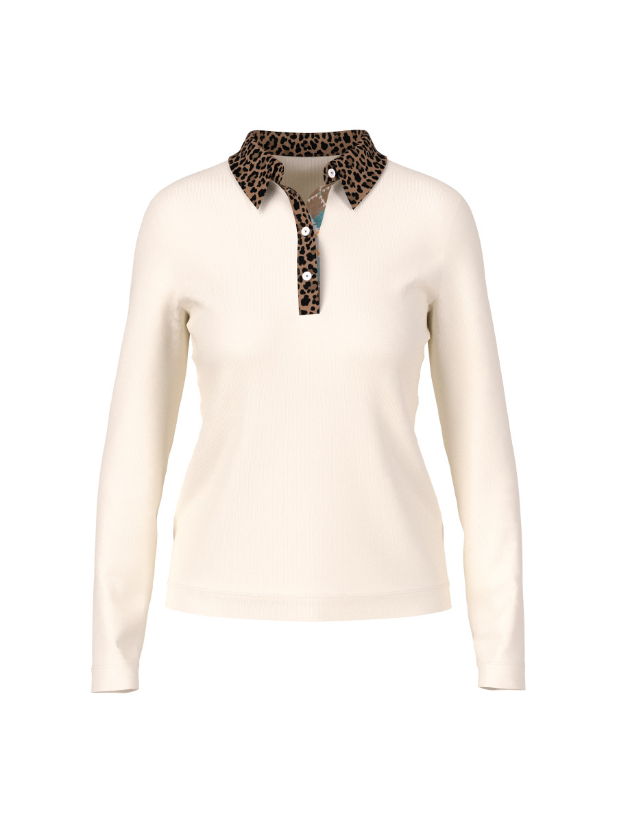 Damen Poloshirt mit Leodetails