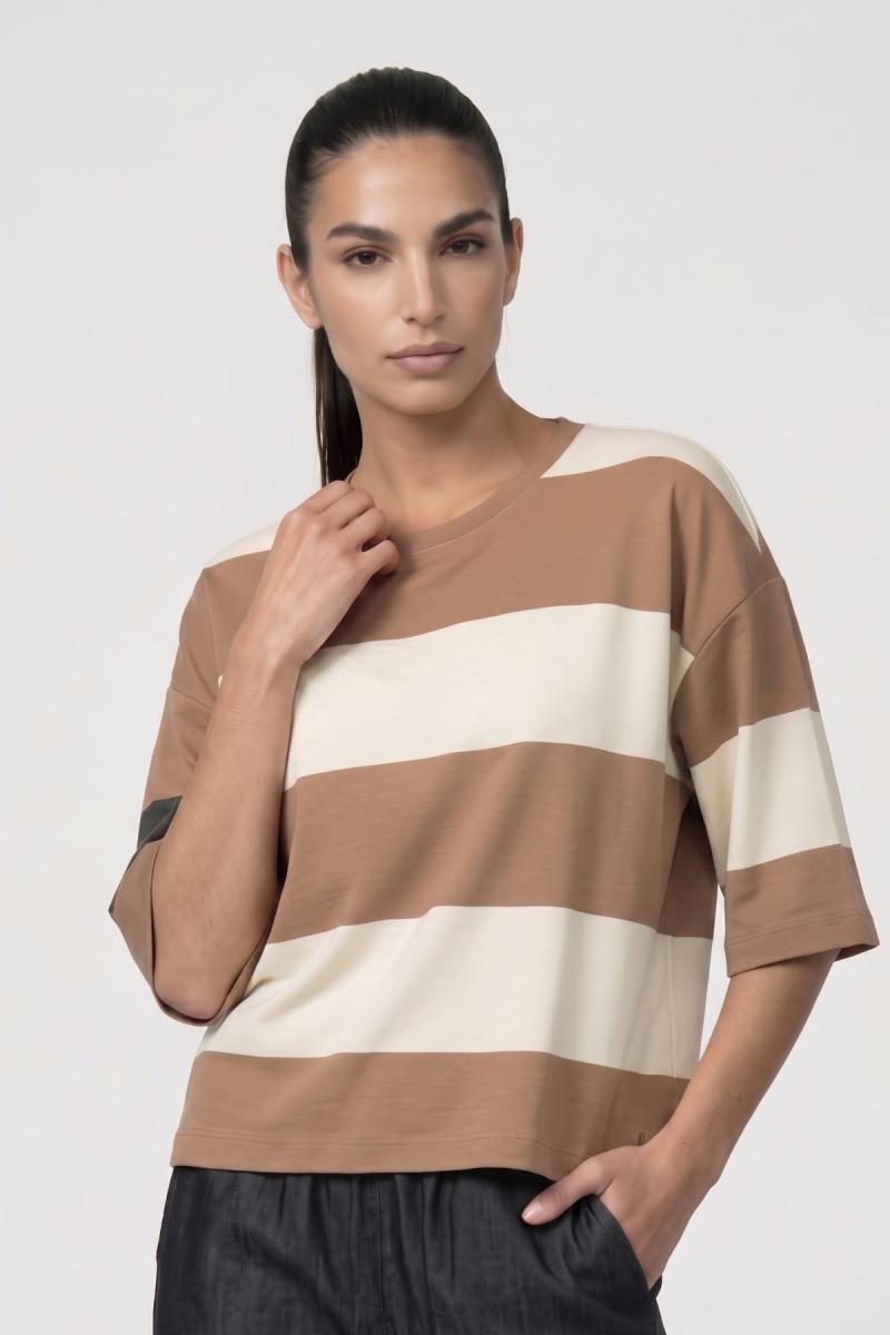Damen Sweatshirt Kurzarm
