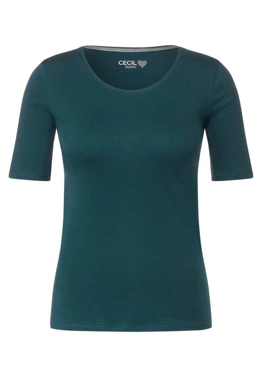 Damen T-Shirt in Unifarbe