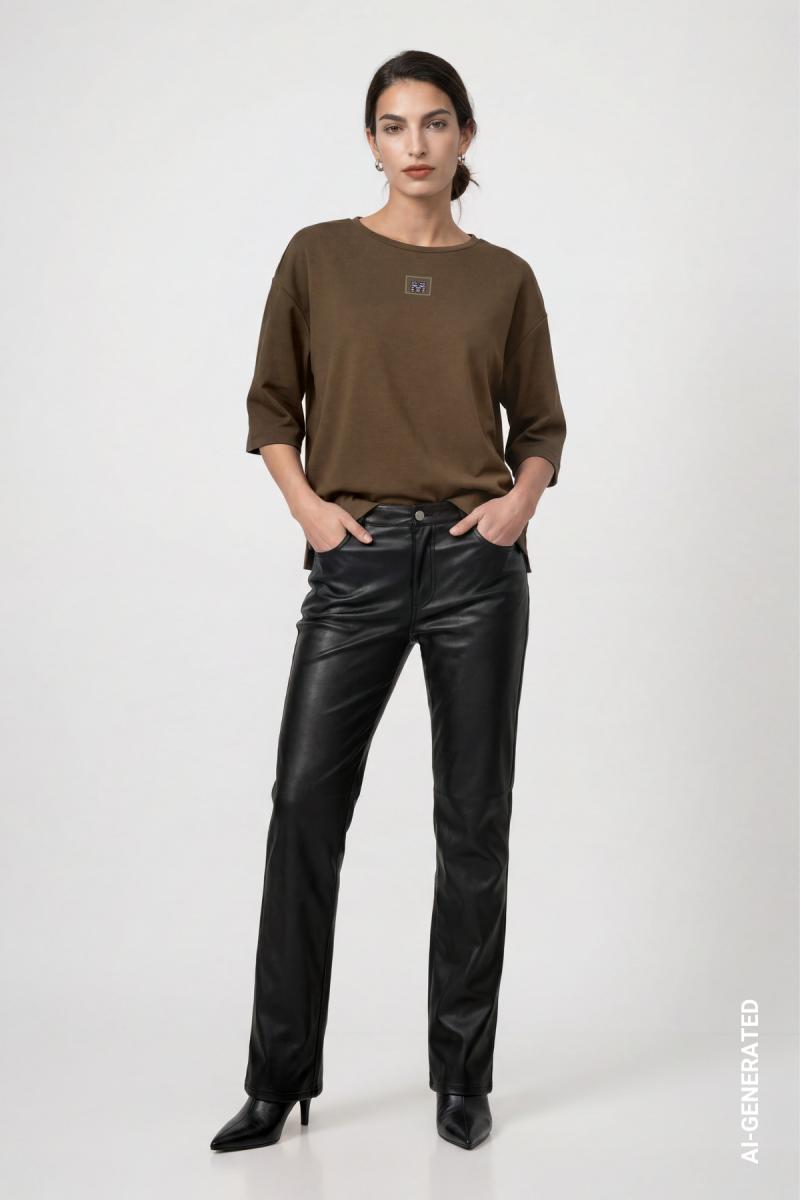 Damen Sweatshirt Mit Schmuckdetail