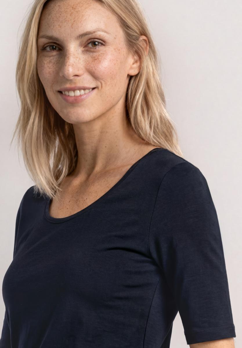 Damen Shirt in Unifarbe
