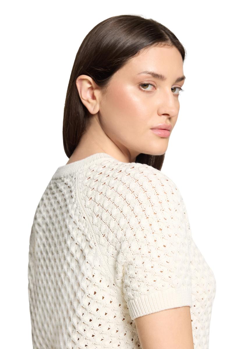 Damen Strickpullover Kurzarm