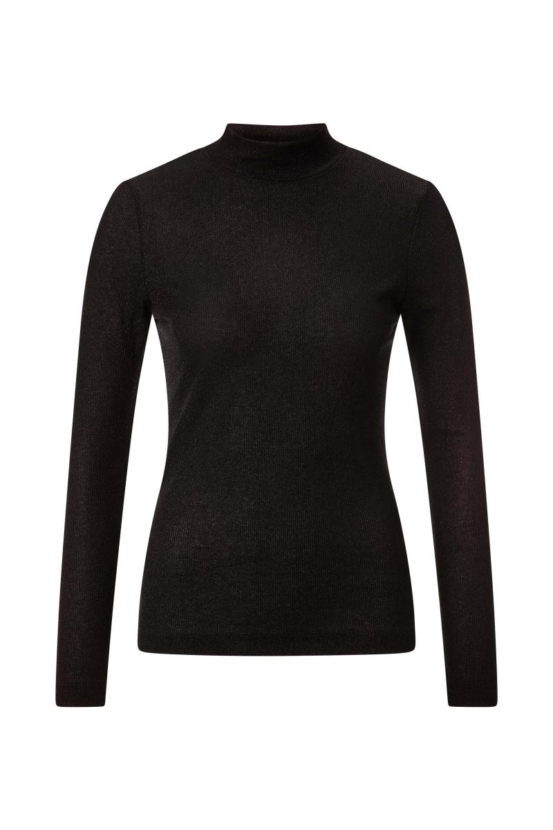 Damen Langarmshirt Glam Rib Turtle