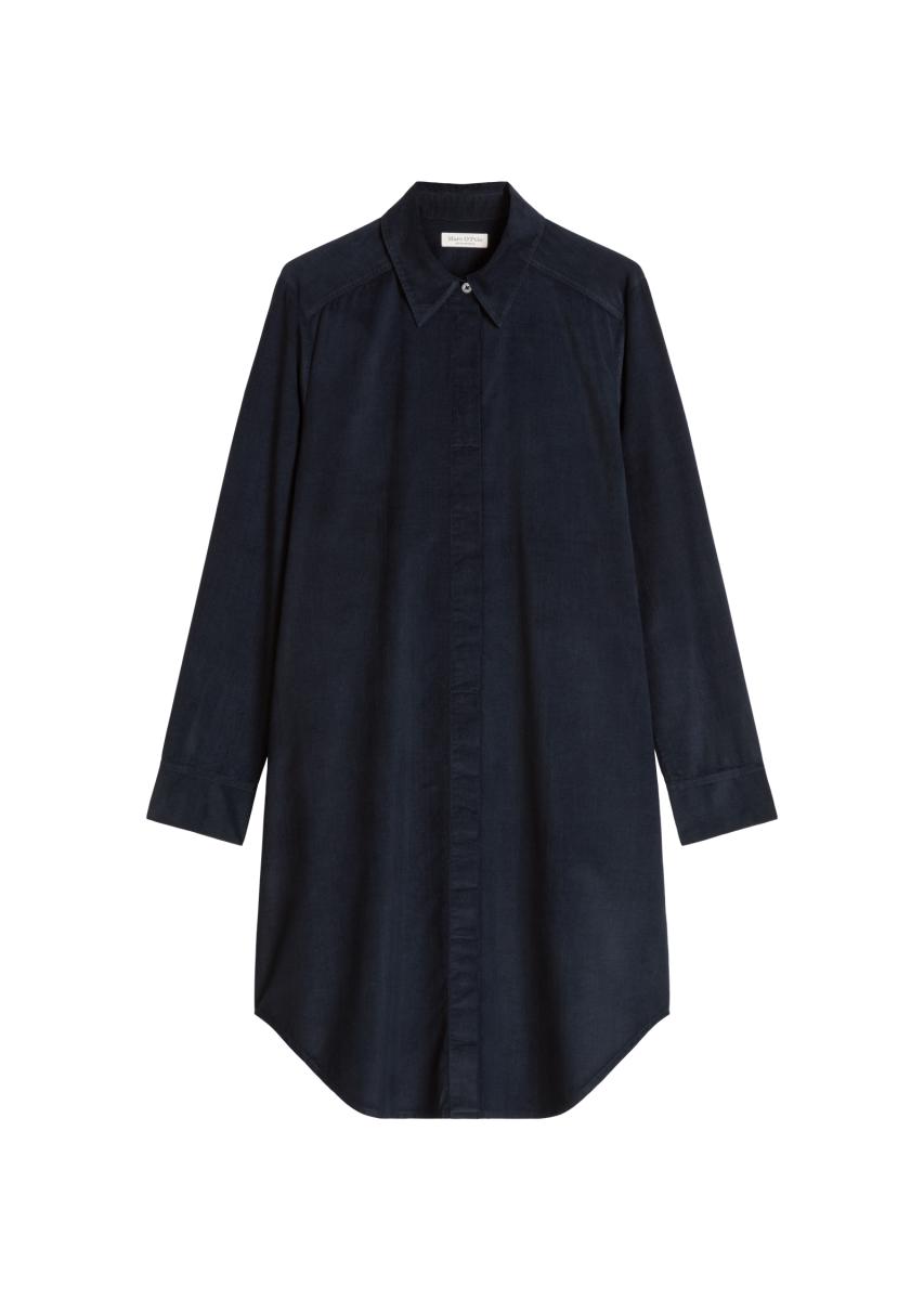 Cord-Hemdblusenkleid Wide