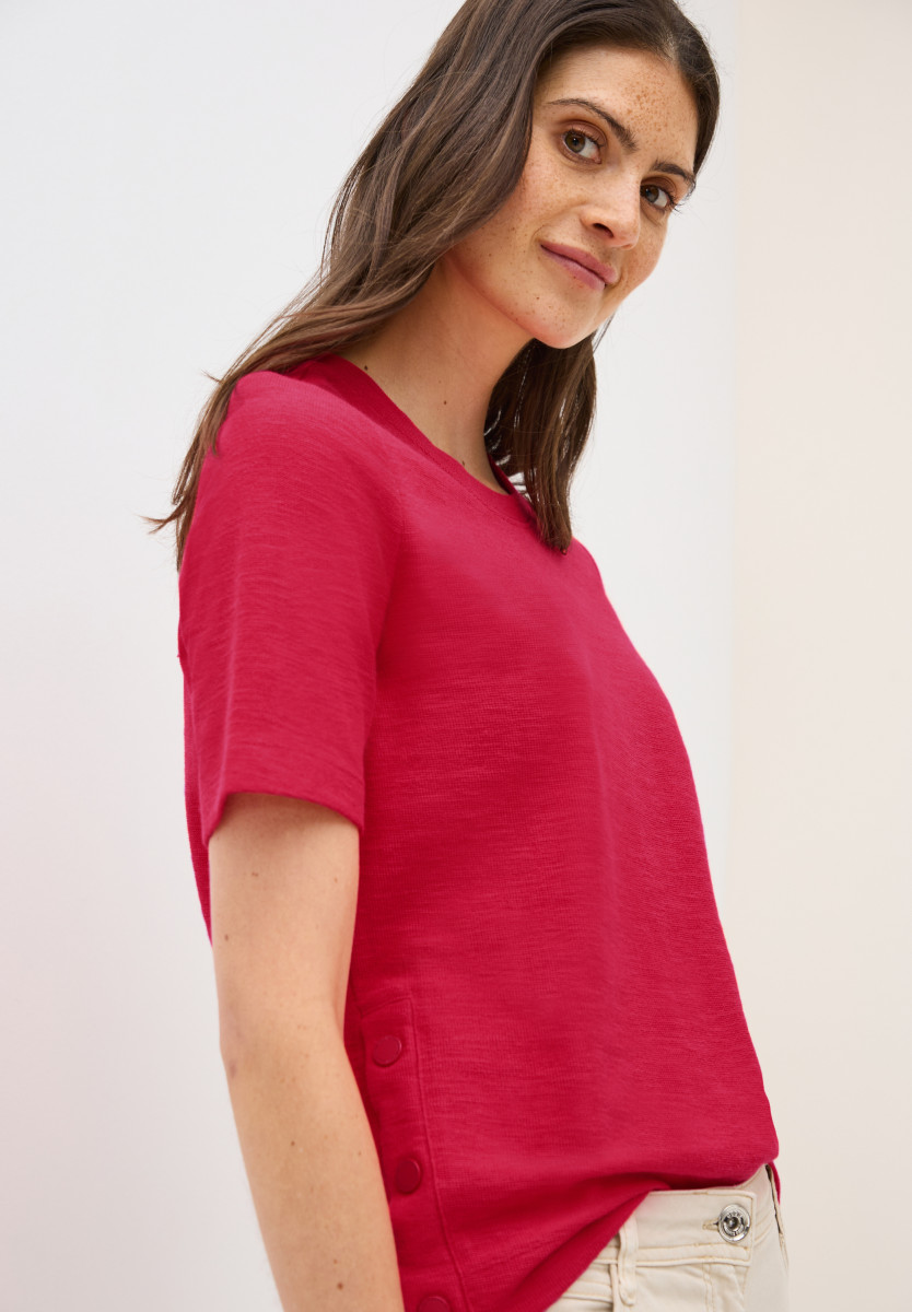 Damen T-Shirt Bouclé
