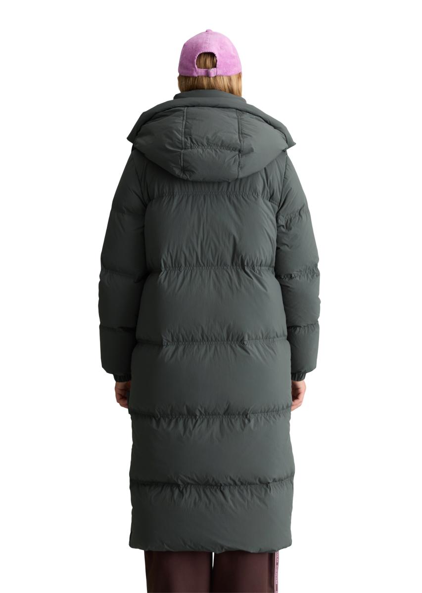Damen Puffer-Daunenmantel