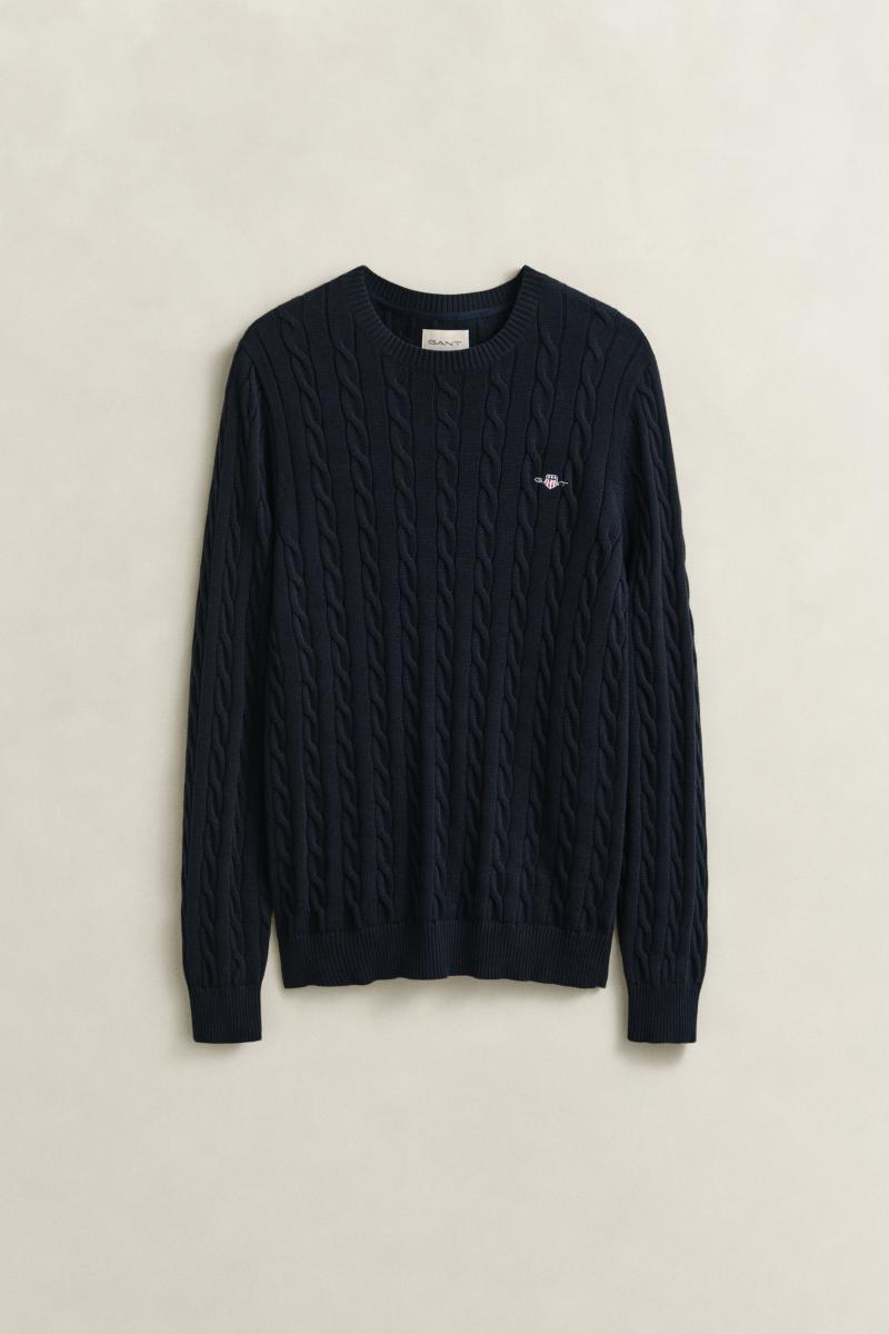 Herren Zopfstrick-Pullover