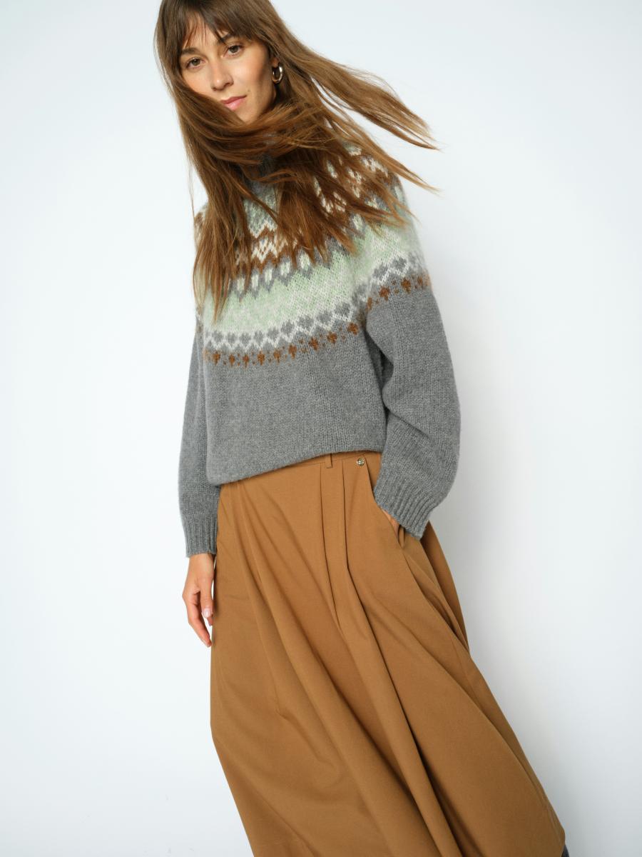 Damen Pullover MMDaya Fjord Highneck Knit