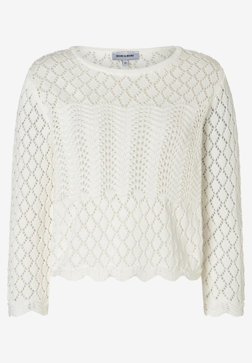 Damen Ajour-Pullover