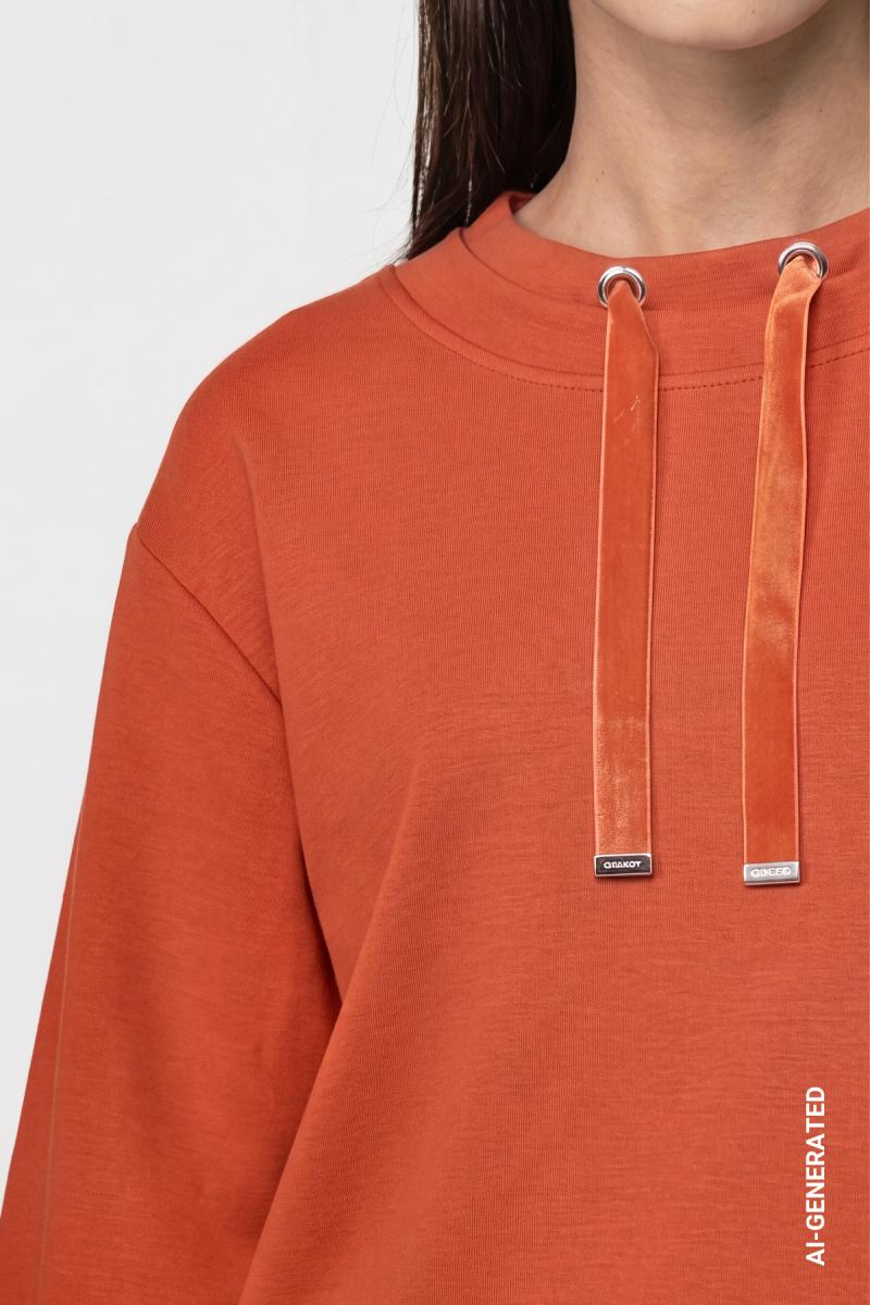 Damen Sweatshirt mit Bindeband