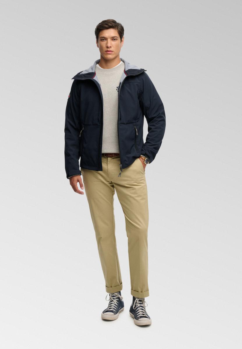 Herren Jacke Trekker mit Kapuze