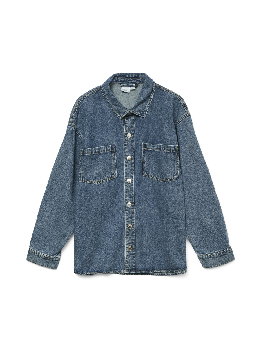 Bluse VMJENNIE LS OVERSIZE DENIM SHIRT GA NOOS