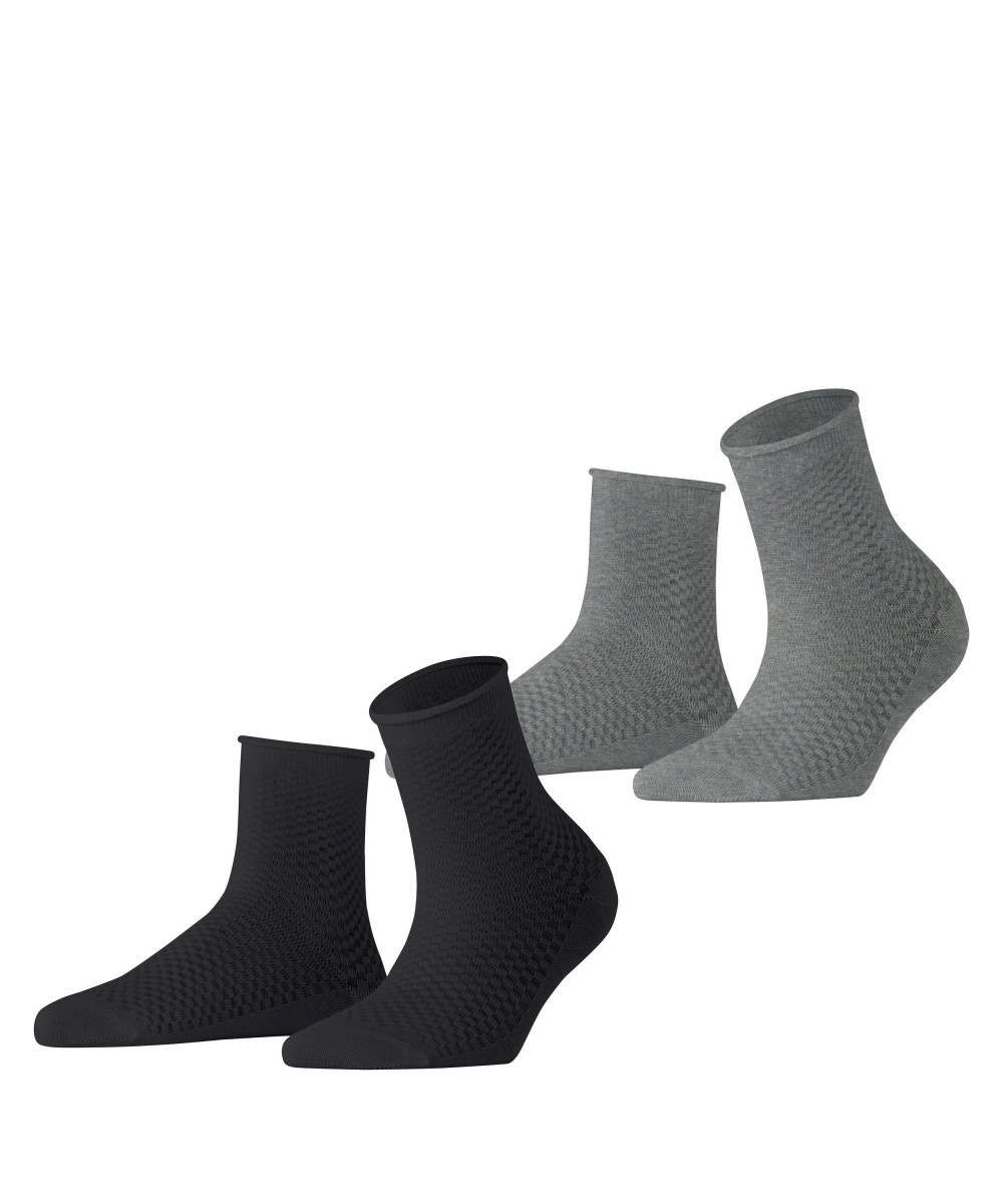 Fine Mesh 2-Pack Damen Socken