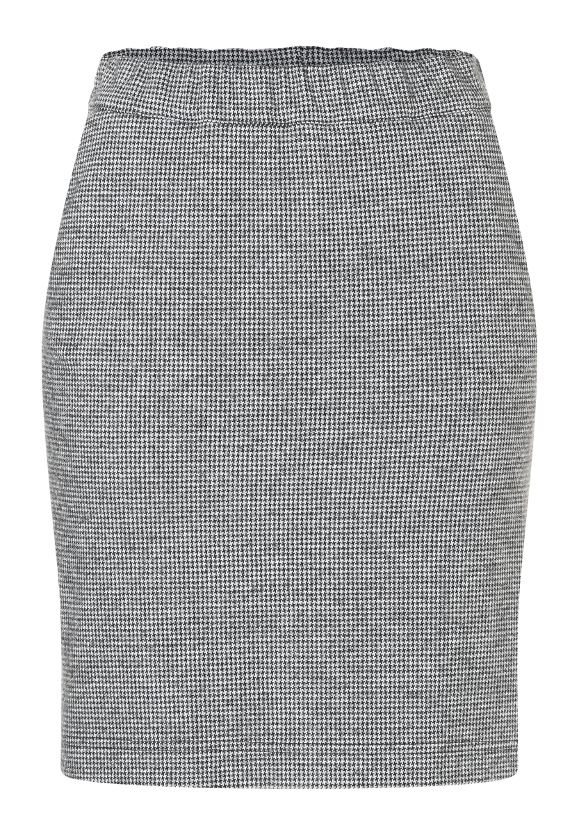 Jerseyrock mit Pepita-Dessin