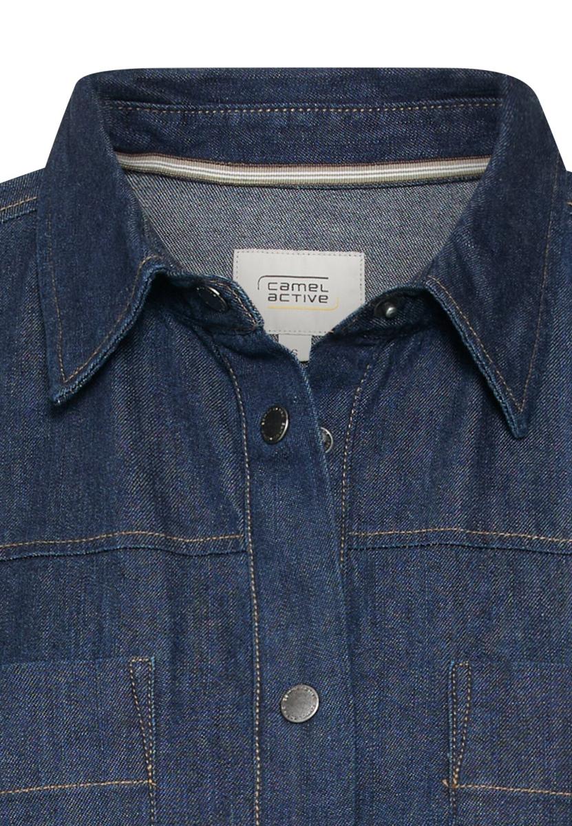 Jeansbluse mit Brusttaschen
