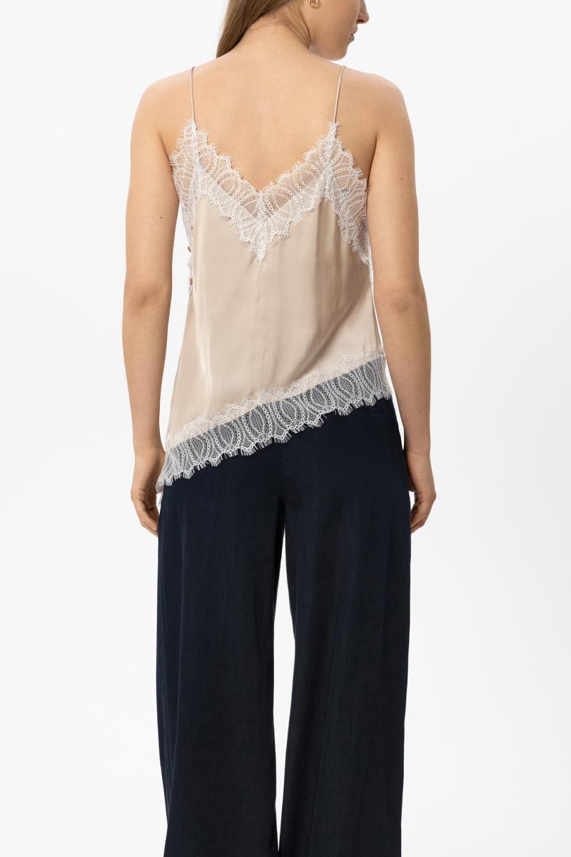 Damen Satin-Lingerie-Top