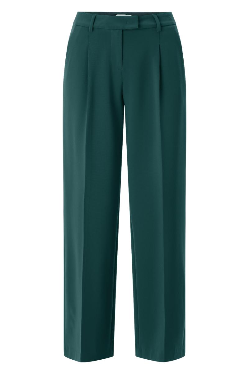 Damen Hose Pleated Wide Leg