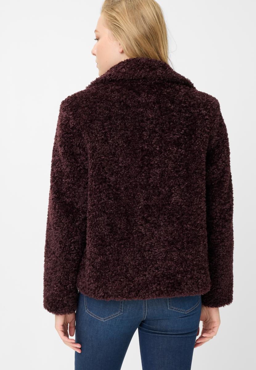Damen Webpelzjacke