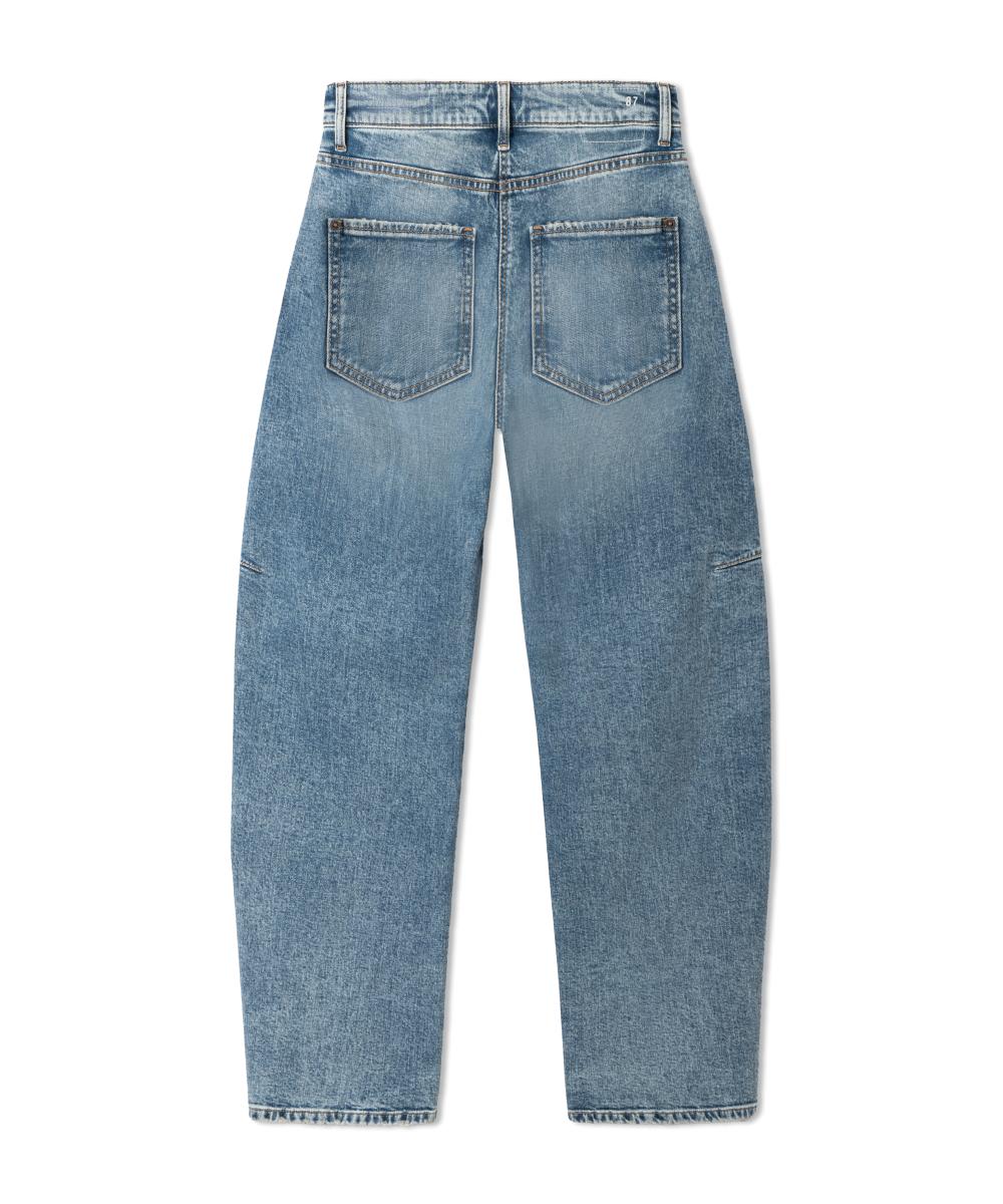 Damen Jeans Baggy Twisted