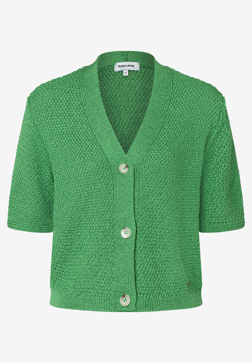 Damen Kurzarm-Cardigan