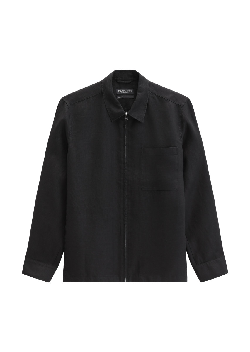 Herren Leinen-Overshirt