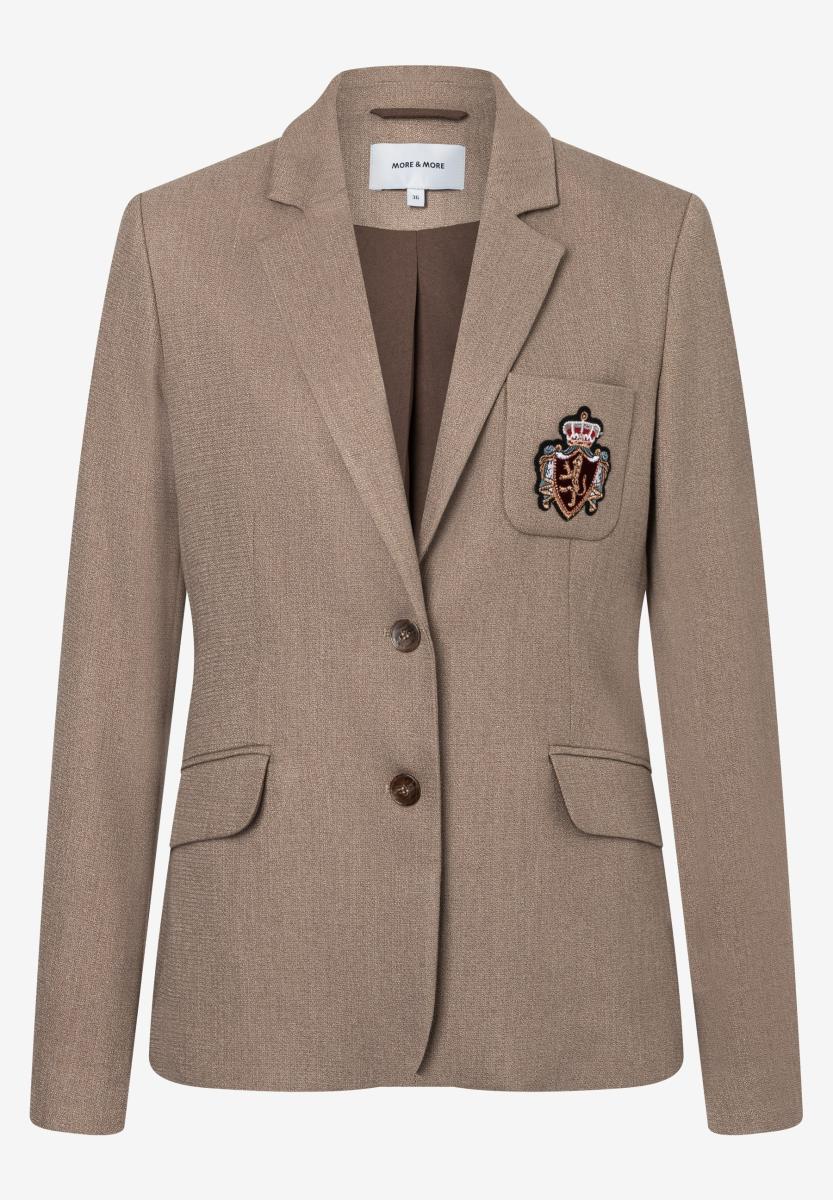 Damen Blazer Mit Emblem