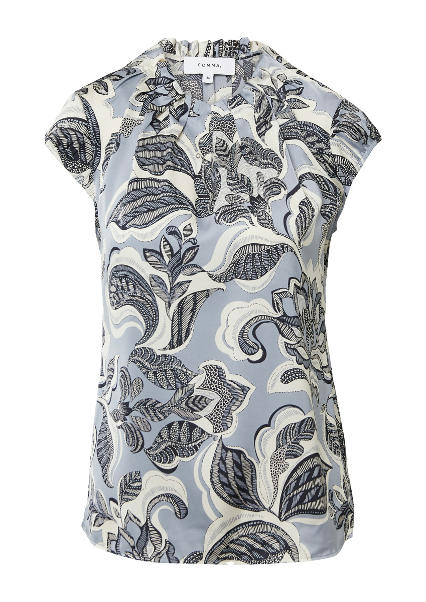 Satinbluse