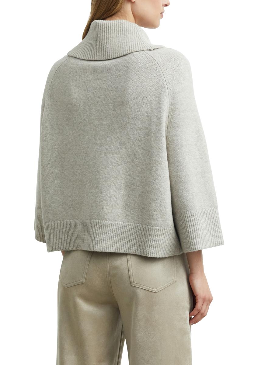 Damen Poncho-Pullover