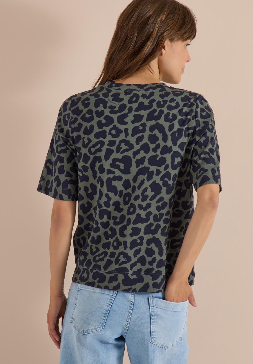 Damen T-Shirt mit Leo-Muster