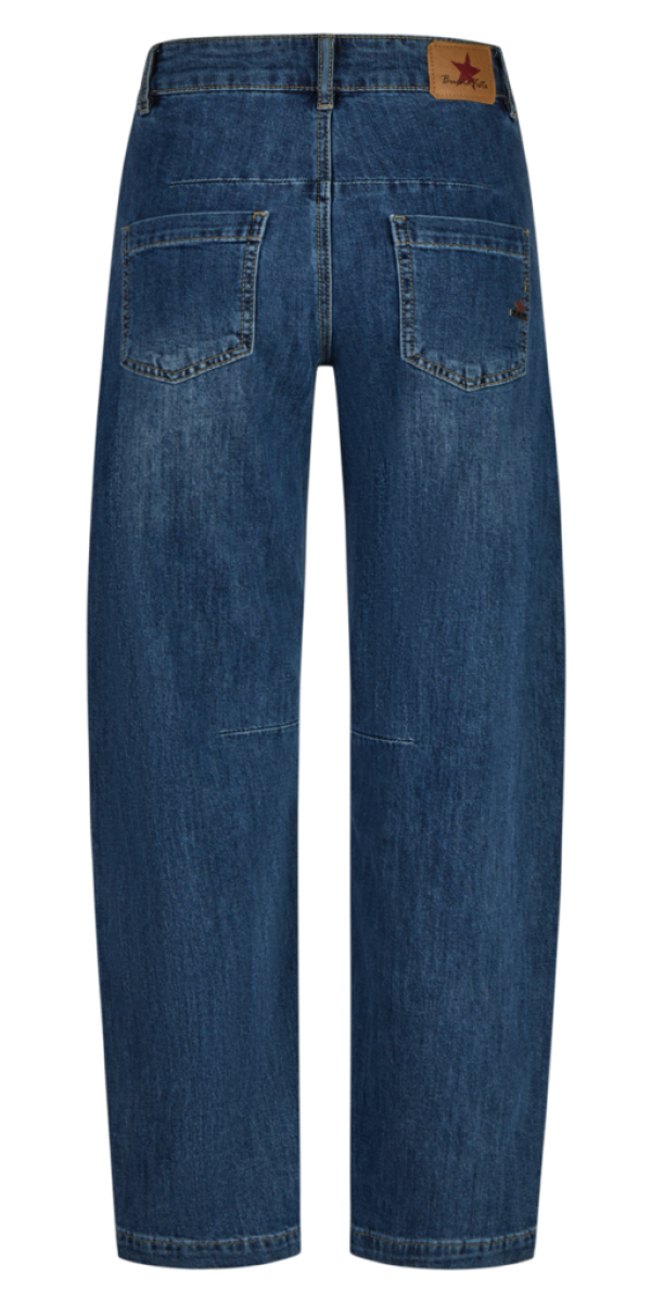 Damen Jeans Barrel long stretch denim