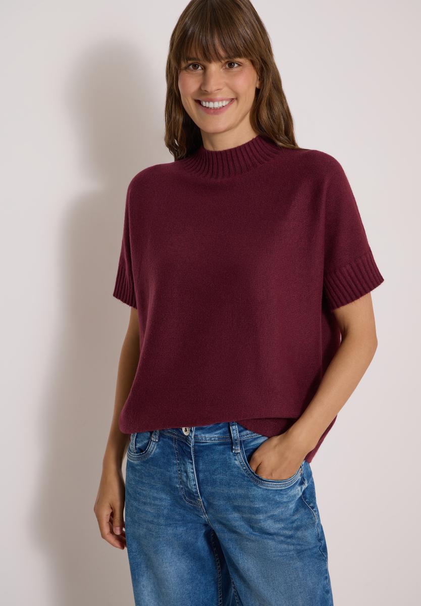 Damen Dolman Pullover mit Turtle Neck
