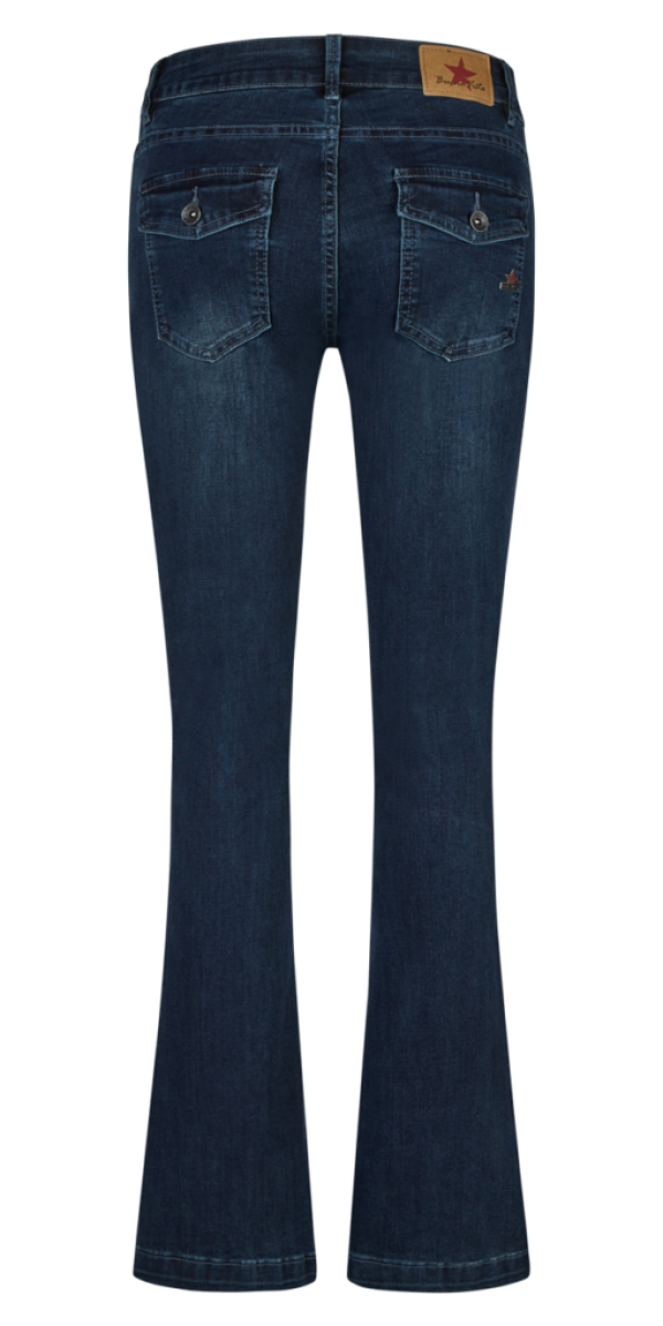 Damen Jeans Italy Bootcut-B stretch denim