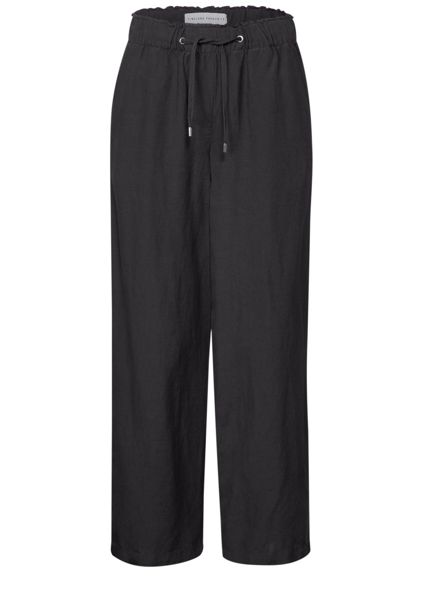 Damen Hose Leinenmix