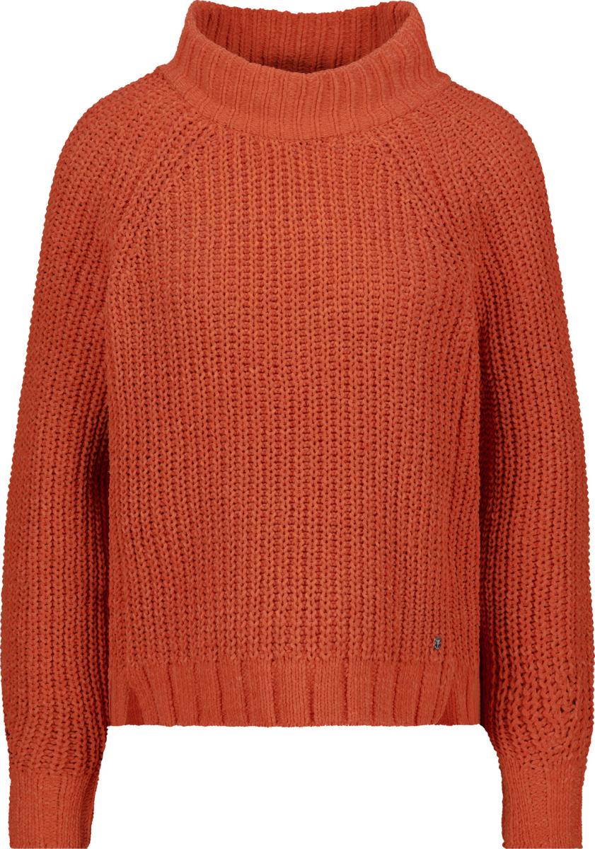 Damen Strickpullover mit Stehkragen